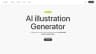 Ai illustration generator logo