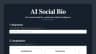 AI Social Bio logo