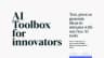 AI Toolbox for innovators logo
