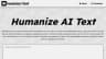 Humanize AI Text logo