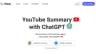 YouTube Summary with ChatGPT logo